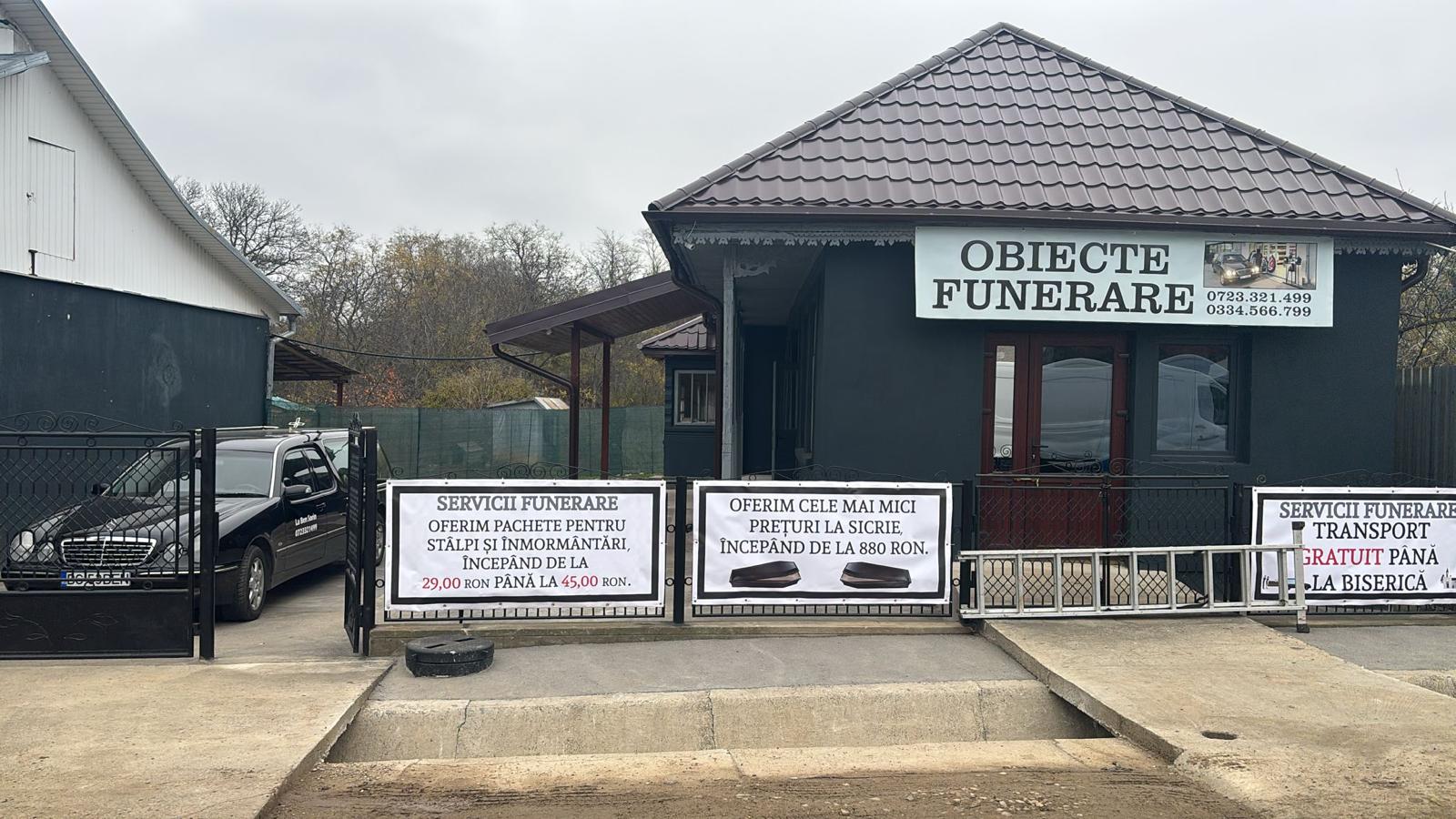 compassionate funeral director counseling family, warm office setting, professional attire, caring atmosphere, natural lighting